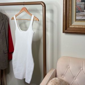 Princess Polly White Tank Ribbed Bodycon Dress